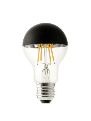 LED žárovka A60 dekorativní černá E27 4W 2700K - FARO Výhodná Nabídka