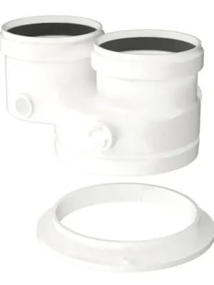 Horká Nabídka Bosch připojovací kus kouřovodu 2 x Ø 80mm PP V2 (dříve AZB 922)