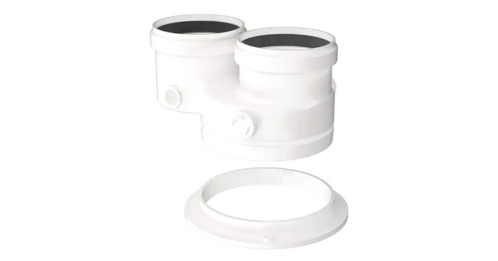 Horká Nabídka Bosch připojovací kus kouřovodu 2 x Ø 80mm PP V2 (dříve AZB 922)