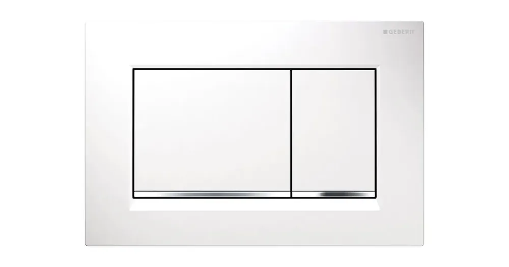 Horká Nabídka GEBERIT ovládací tlačítko  Sigma30 - bílá/chrom lesk