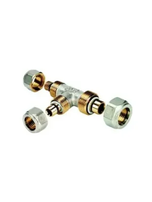 Značkový WIGELL Šroubovací tvarovka T-kus přechodový 16x1/2"x16 závit vnější