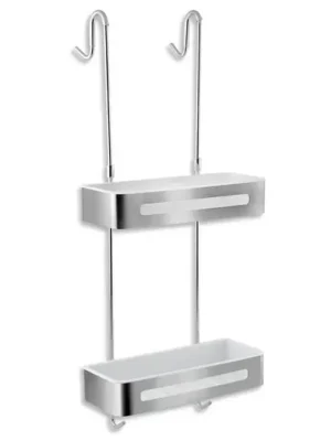 NOVASERVIS Dvojitá polička nerezová závěsná - 65575,4 Nová Kolekce