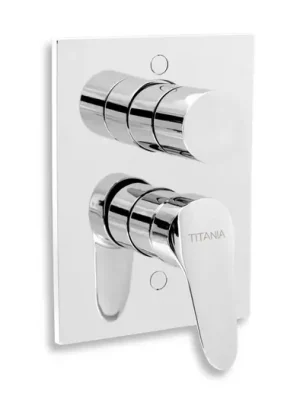 NOVASERVIS Vanová sprchová baterie s přepínačem Titania IRIS New chrom - 94450R,0 Must-Have