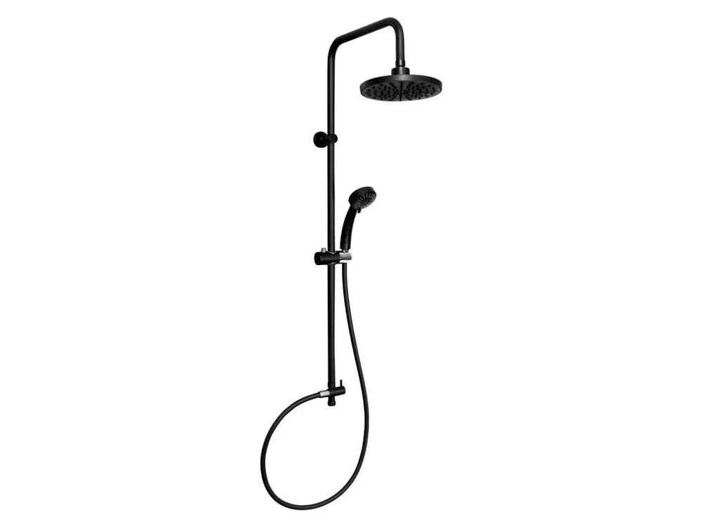 Značkový Novaservis Sprchová souprava k baterii s horním vývodem, černá SET042,5