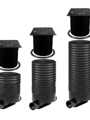 Tovární Cena OSMA kanalizační šachta 315x1000 mm průchozí KG 200 poklop teleskopický pochůzný - 1,5t