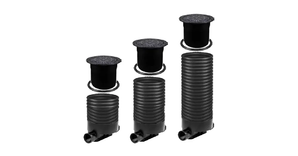 OSMA kanalizační šachta 315x3000 mm průchozí KG 160 poklop teleskopický plný - 40t Sezónní Sleva