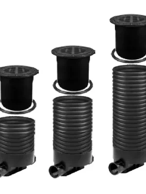 OSMA kanalizační šachta 315x1000 mm průchozí KG 160 poklop teleskopický mříž - 40t Horká Nabídka