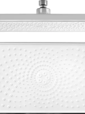 Značkový Sapho Hlavová sprcha, 300x180mm, silikon trysky, ABS/chrom/bílá SK851