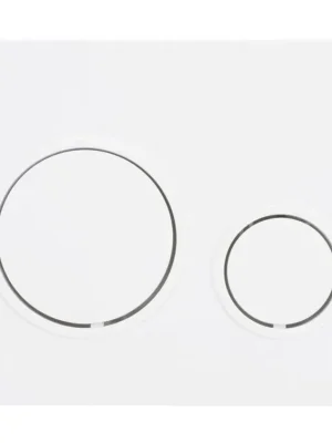 Sapho SCHWAB VELA ovládací tlačítko, 247x165 mm, bílá lesk P47-0130-0253 Finální Výprodej