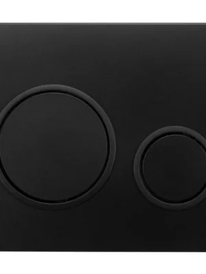 Sapho SCHWAB VELA ovládací tlačítko, 247x165 mm, černá mat P47-0190-0253 Top Prodej