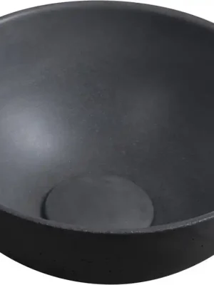 Cenová Bomba Sapho MINOR betonové umývátko na desku, Ø 26cm, antracit MR26016