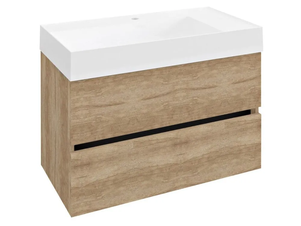 Sapho ODETTA umyvadlová skříňka 82x50x43,5cm, dub alabama DT085-2222 Akční Nabídka