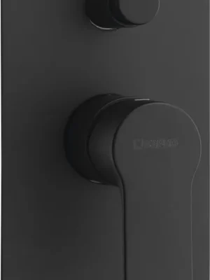 Akční Cena Sapho PAX podomítková sprchová baterie, 2 výstupy, černá mat XA42/15