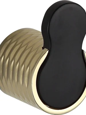 Koupelnový věšák na ručníky MEXEN BASE - černý matný/zlatý, 7088235-57 Nakupujte Hned