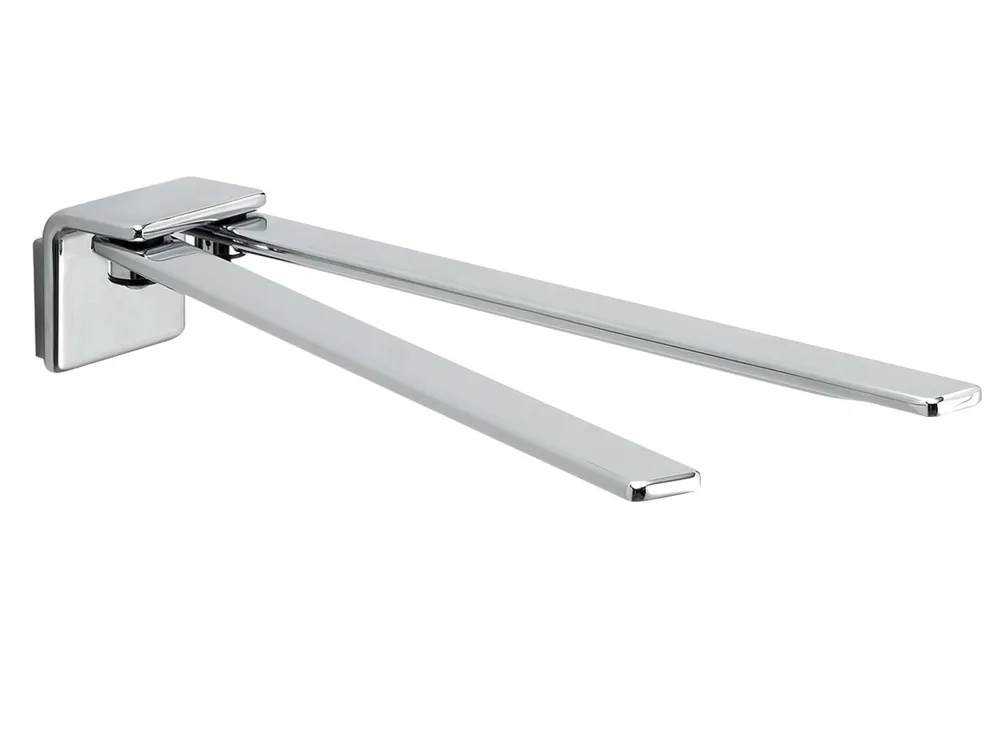 Sezónní Sleva Gedy IL GIGLIO dvojitý držák ručníků otočný 350mm, chrom A92313