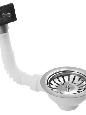 Tovární Cena Sapho Dřezová výpust 6/4", s přepadem, nerez 155.123.0