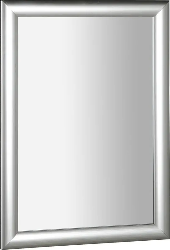 Sapho ESTA zrcadlo v dřevěném rámu 580x780mm, stříbrná s proužkem NL395 Víkendová Akce