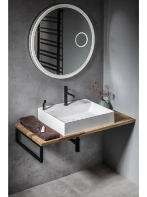 Levný Sapho WOODY deska 800x28x500mm, masiv přírodní dub WD080-70