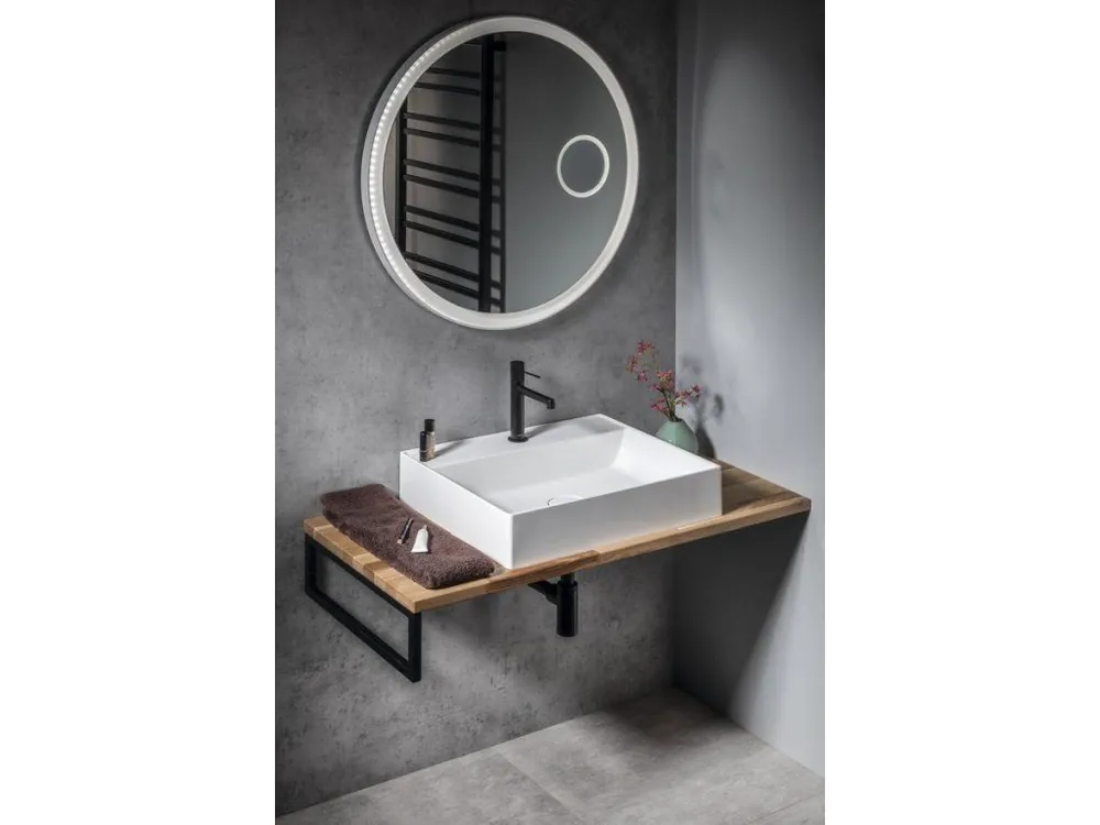 Levný Sapho WOODY deska 800x28x500mm, masiv přírodní dub WD080-70