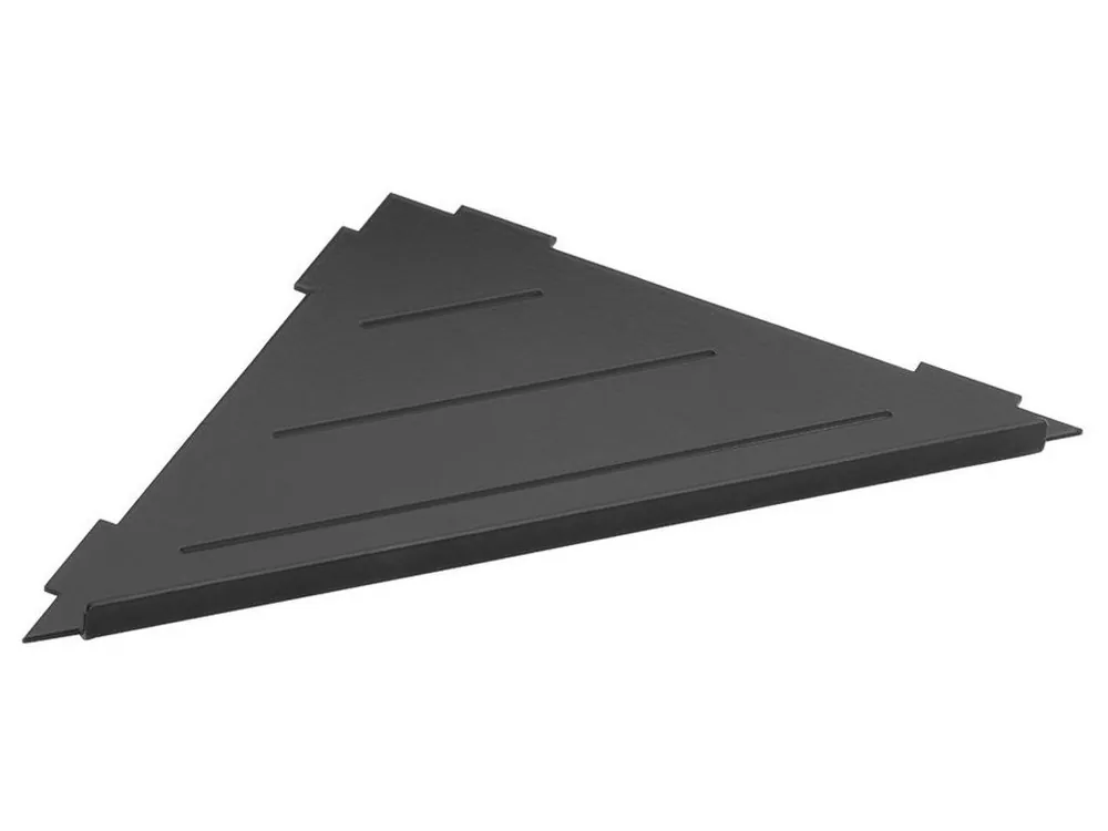 Vysoce Kvalitní Sapho SMART rohová police do spár 210x15x210mm, černá mat XJ615B