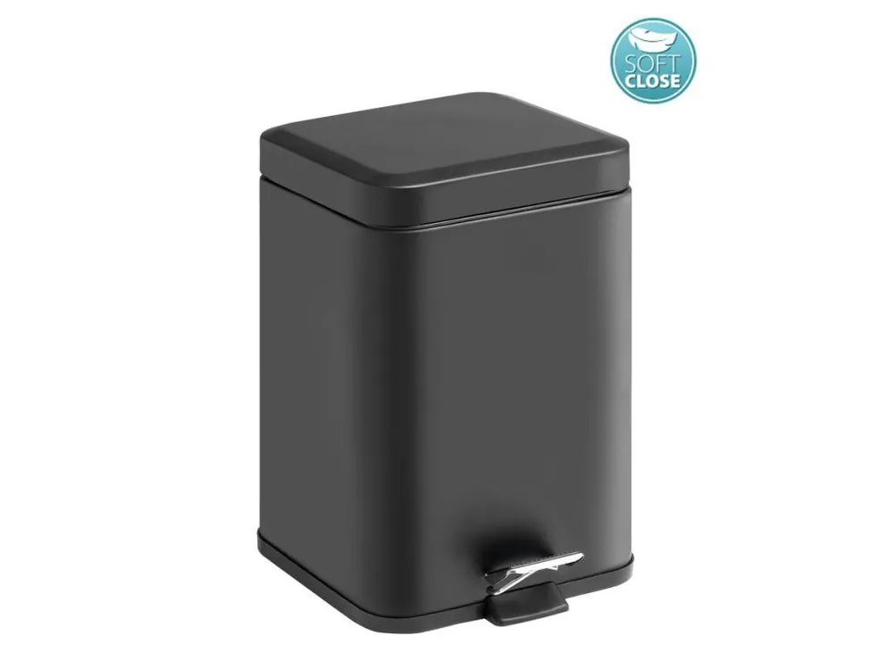 Expresní Doručení Sapho ARGENTA odpadkový koš 5l, Soft Close, černá mat 230914