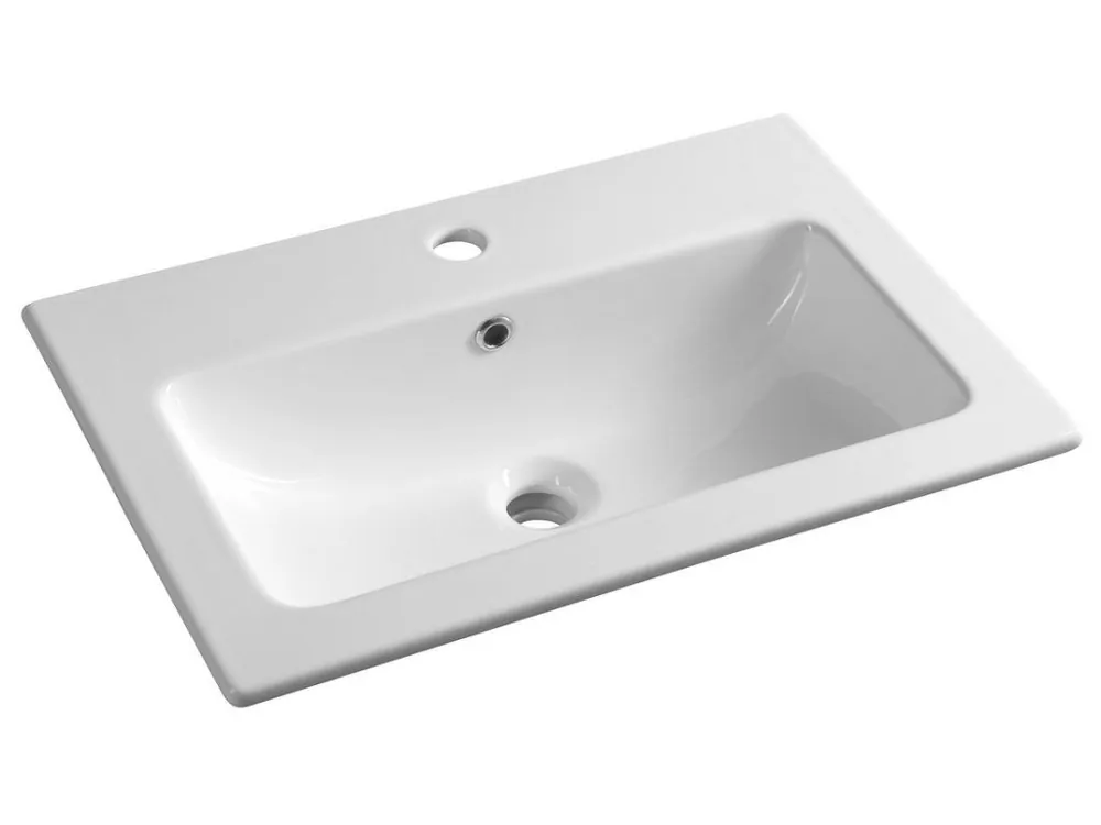 Sapho PRACTICO keramické umyvadlo nábytkové 60x40cm, bílá 44060 Autentický