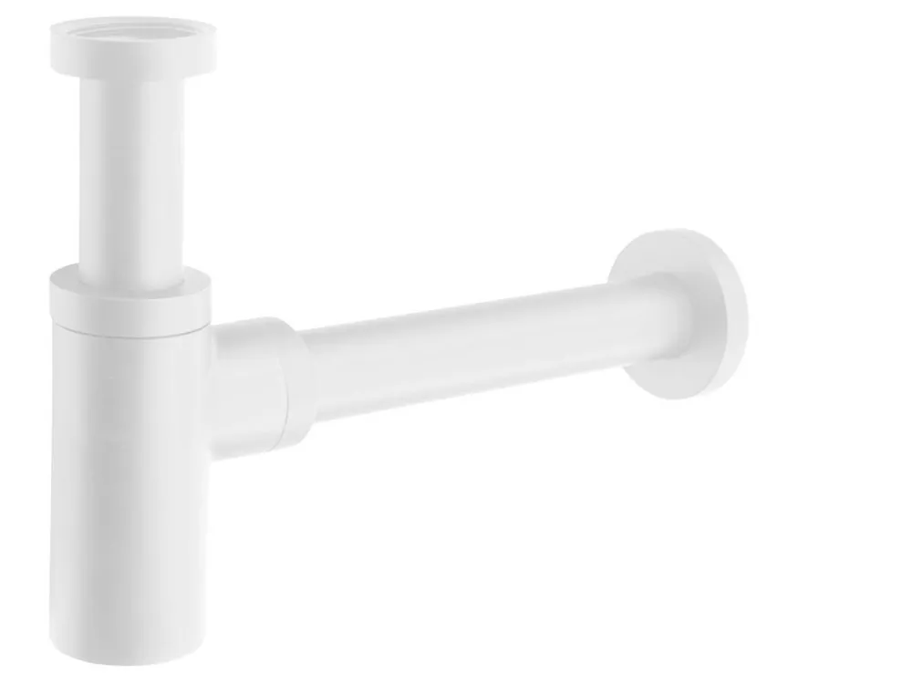 Sapho Umyvadlový sifon 5/4", odpad 32mm, kulatý, bílá mat SI514 Značkový