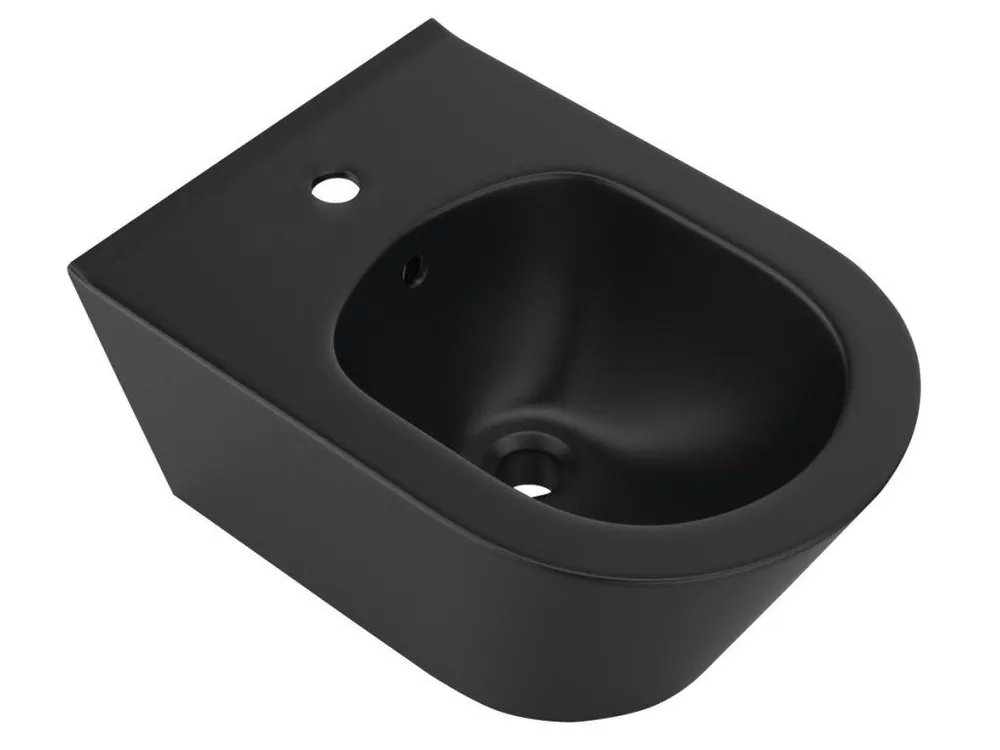 Oblíbený Sapho AVVA bidet závěsný 35,5x53 cm, černá mat 100324-110