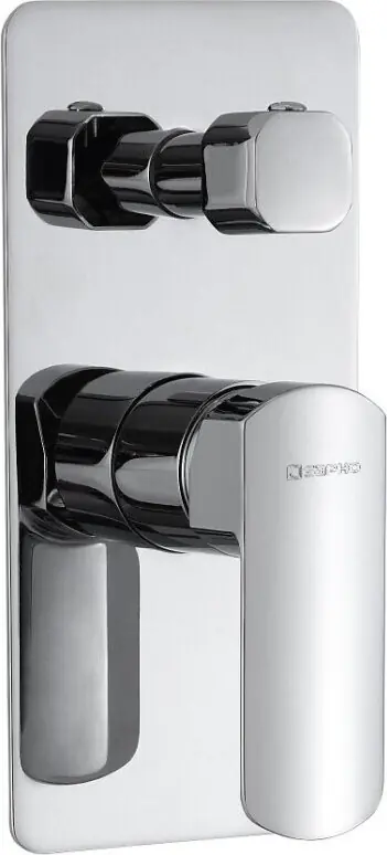 Značkový Sapho MIXONA podomítková sprchová baterie, 2 výstupy, chrom MG042