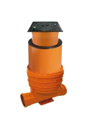 Značkový OSMA kanalizační šachta DN400x2000 mm průchozí - pro KG 200 poklop plný litina - 12,5t