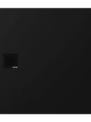 Značkový Polysan TRENECA vanička z litého mramoru s možností úpravy rozměru, 130x90cm, černá mat 84308.21