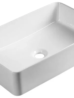 Akce Aqualine Keramické umyvadlo na desku, 54x33cm, bílá 54331