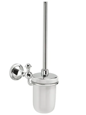 Značkový Gedy NEVIS WC štětka závěsná, keramika, chrom NV330313