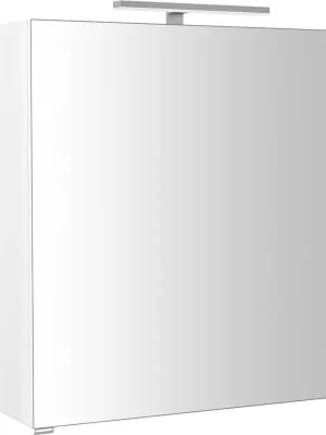 Značkový Sapho RIWA galerka s LED osvětlením, 60x70x17cm, bílá lesk RIW060-0030