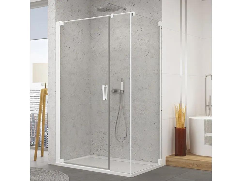 Značkový RONAL CADURA Boční stěna v 90°, pro dveře v 90° na straně pevné stěny CAT51000968