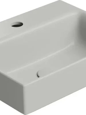 Značkový GSI NUBES keramické umývátko 40x32cm, cenere mat 9684117