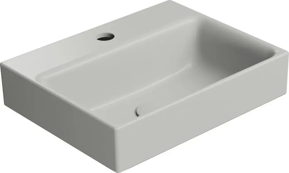 Značkový GSI NUBES keramické umývátko 40x32cm, cenere mat 9684117