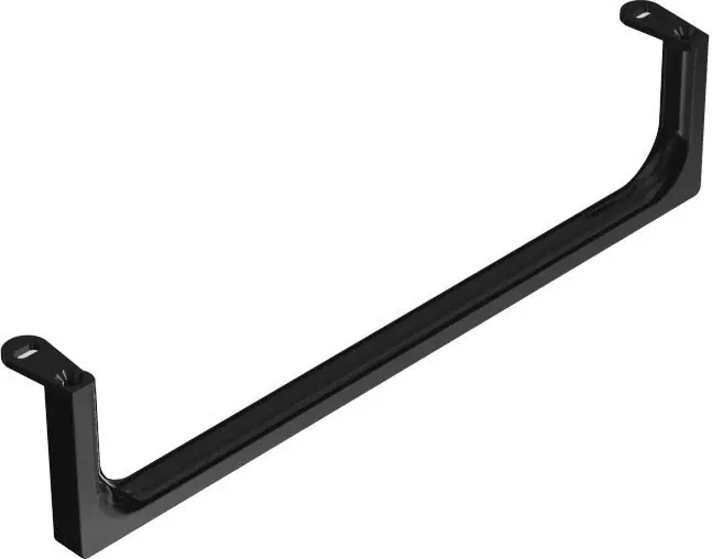 Značkový GSI NUBES čelní držák ručníků 50cm, černá PANB50N