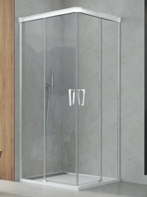 Značkový RONAL CADURA Dvoudílné posuvné dveře pravé / 1 strana rohového vstupu CAE2D1005068