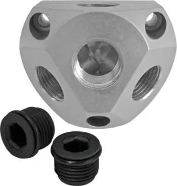 Aircraft® Rozvodná krabice s horním připojením 1/2'' vnitřní závit - 3 × 1/2'' vnitřní závit Oblíbený