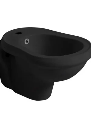 Značkový Sapho RETRO bidet závěsný 38x52cm, černá mat 102631