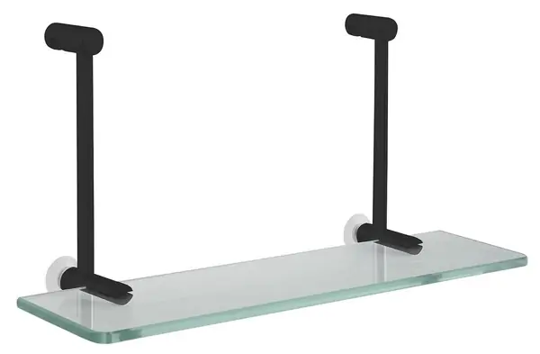 Cenově Výhodný Sapho Závěsná police do sprchy 400x180x125mm, černá mat