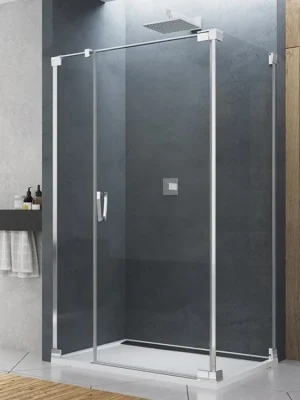 Značkový RONAL CADURA Boční stěna v 90°, pro dveře v 90° na straně pantů CAT20905007