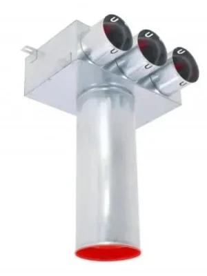 Oblíbený MAT Stropní / stěnový box rovný průchozí pro talířový ventil DN 125, SPB-3X90/125-OC