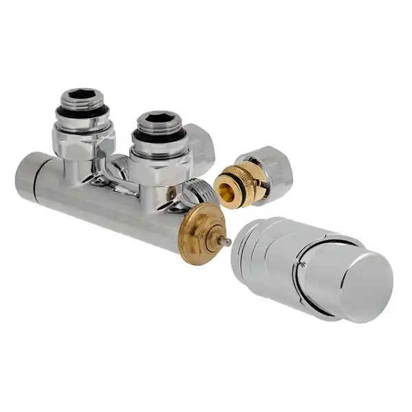 Ověřený Připojovací rohová sada pro otopná tělesa se středovým připojením Hydronix 343/344