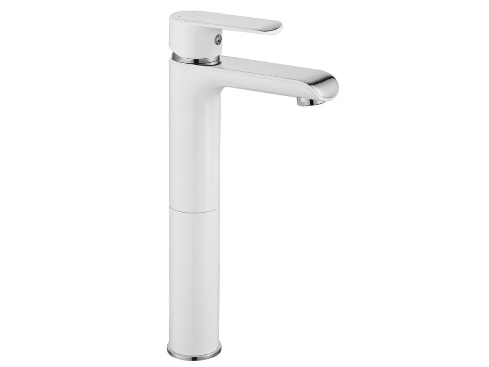 REA - Vysoká umyvadlová baterie Bloom bílá REA-B9917 Vrácení Zdarma