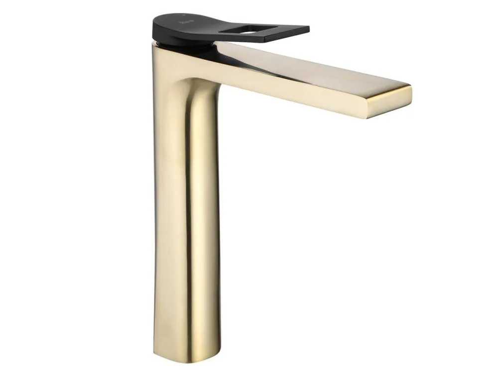 REA - Umyvadlová baterie Soul zlato/černá vysoká REA-B9961 Cenový Hit