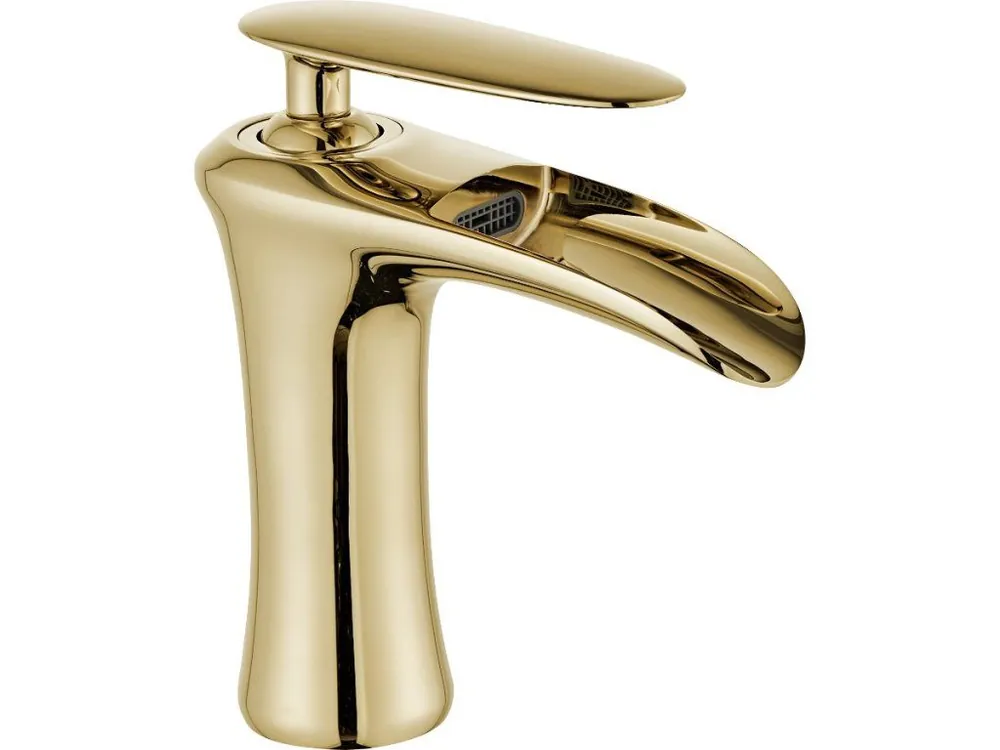 MEXEN - Lyra umyvadlová baterie, zlatá 745300-50 Horká Nabídka