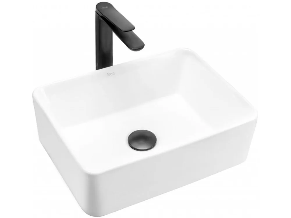 REA - Umyvadlo na desku Anita Mini 41x31 bílá REA-U0952 Speciální Cena