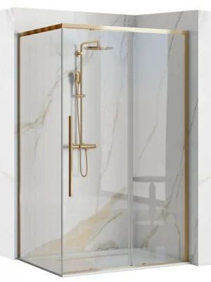 Cenová Bomba REA - Sprchový kout Solar 90x120 zlatá REA-K4902